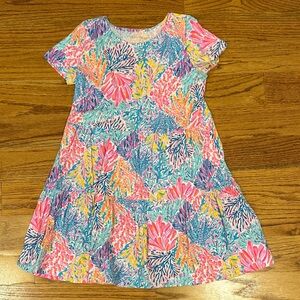 Lilly Pulitzer Vibrant Floral Kids Dress size 8-10